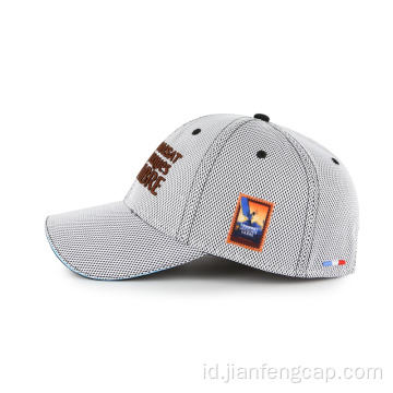 Kain jaring bordir 3D topi baseball antik